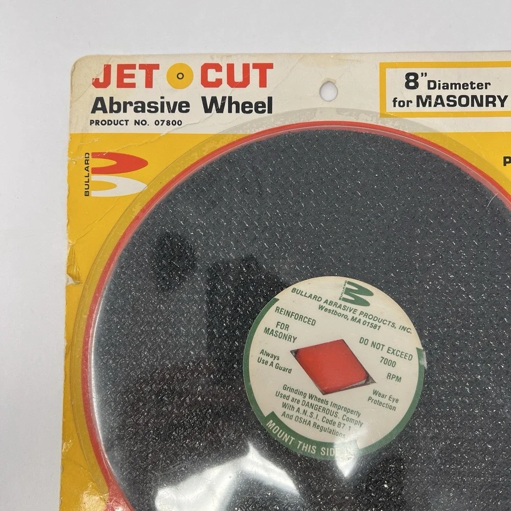 Jet Cut Abrasive Wheel 8